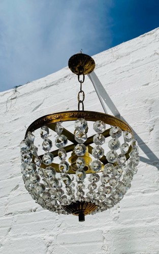 Antique petite french crystal - petite,