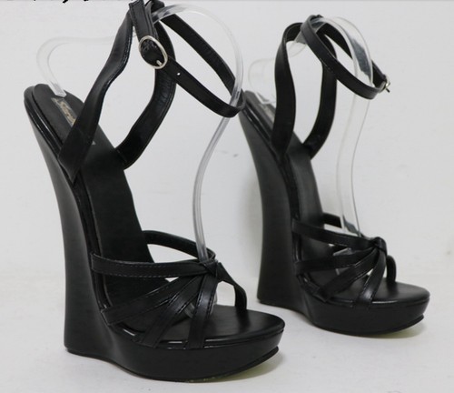 Extreme wedge sandals 18cm - , 7"