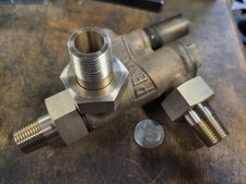 Penberthy Live  Steam engine boiler 1/2 Inch  Injector Tail Nut And Tail Pipe