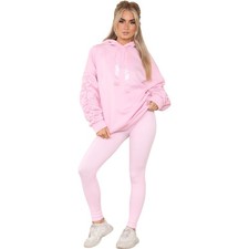 LADIES RUCHED SLEEVE HOODIE
