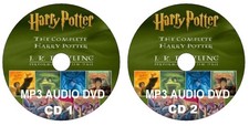 Harry Potter 1 - 7 Full Unabridged Audiobooks Jim Dale on 2 x MP3 AUDIO DVD's