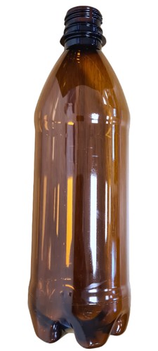 Amber plastic 500ml pet - plastic,