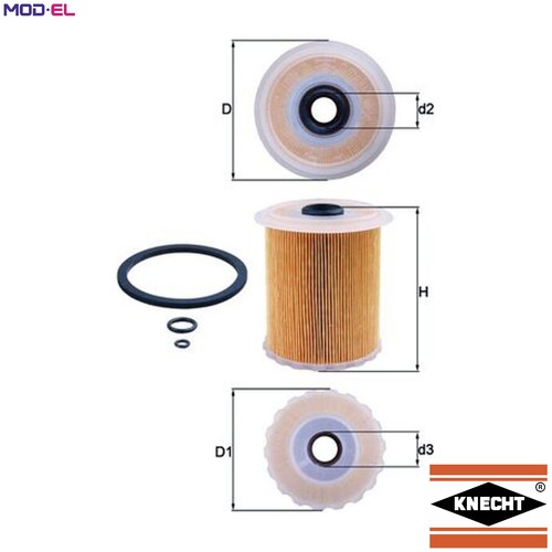 Fuel filter 75d - kx,