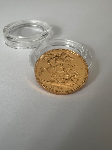 1984 gold full sovereign royal - sovereign,