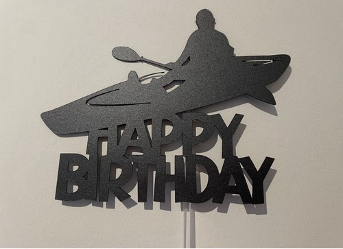 Cake topper watersport canoe - watersport,