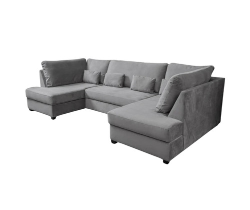 Velvet corner sofa bed - corner,