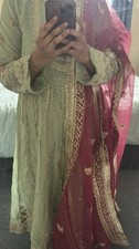 Sadabahar Anarkali Gown Dress.
