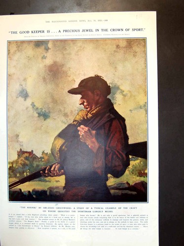 Antique old print - antique, keeper