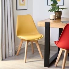 Dining Chair Tulip Wooden Legs
