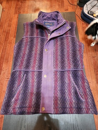 Kyra wool zig - wool, vest.