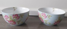 Katie Alice Cereal Soup Bowl Set of 2  Flower Floral Porcelain
