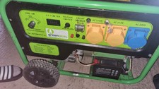 LPG GAS GENERATOR. Good for the environment no petrol fumes and not too loud.