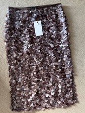 ZARA Blackberry Sequinned Midi