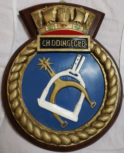 Hms chiddingfold ship crest - hms,
