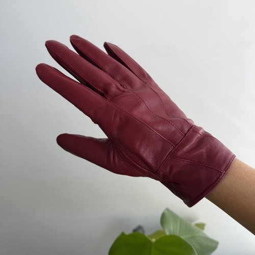 Burgundy red real 100 - %, genuine