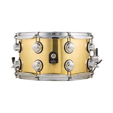 Natal - 14" x 6.5" Brass Snare Drum, SD-BR-CL46, FREE Evans 14" Dry Drum Head! 