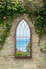 Large Rustic Metal Arched