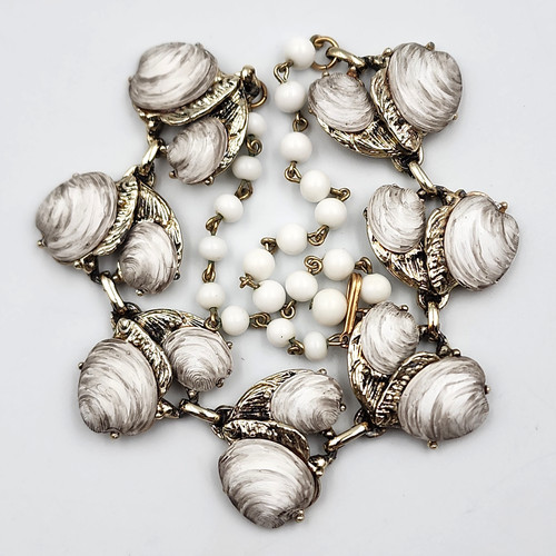 Faux quahog clam shell link - faux,