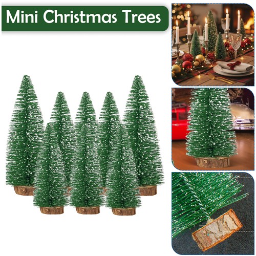 Mini artificial xmas trees - mini,