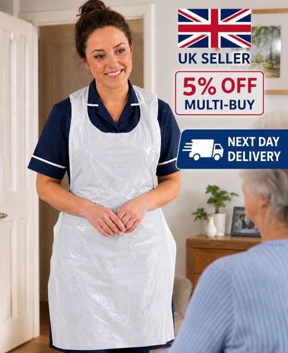 Disposable apron polythene - disposable,
