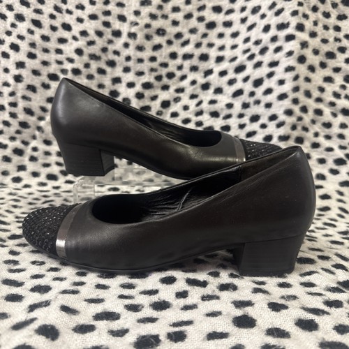 Gabor comfort black heeled - gabor,