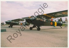 Colour print of Belgian Army Piper L18C Cubs OL-L47 & L156 at RAF Fairford 2002