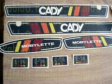 Mobylette Cady e14 decal set