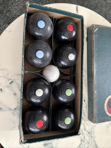 Vintage carpet bowls - vintage, in