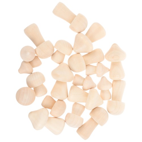 20pcs durable wood mushroom - durable,