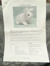 Original Crochet Pattern For Soft Toy Rabbit/bunny
