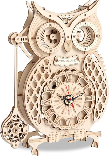 Wooden puzzle owl - wooden, puzzle,