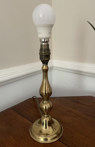 Vintage brass table lamp - vintage,