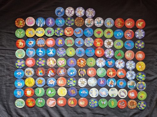 X122 official pokemon tazos - official,