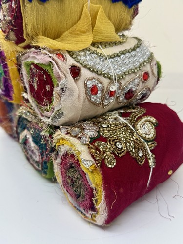 Embellished sari silk - sari,