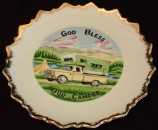 Vintage God Bless Our Camper
