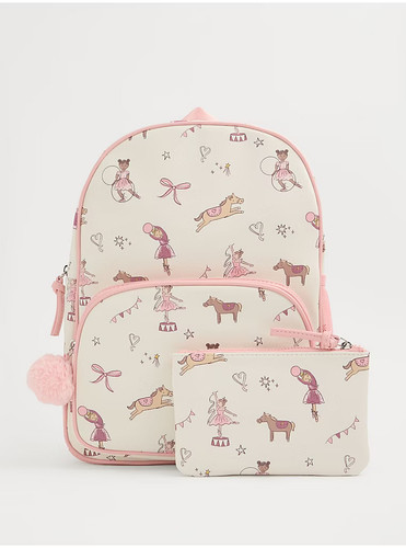 Girls school pink ballet - ballet, horse