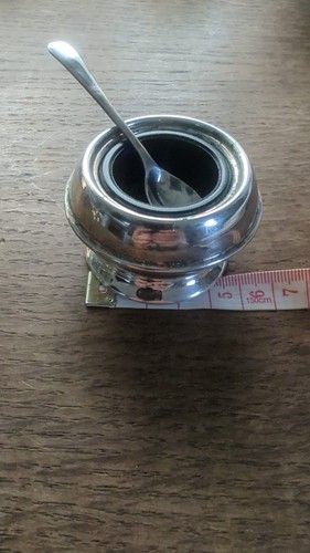 Vintage silver plated - vintage, mustard