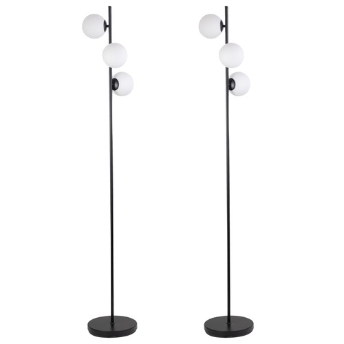 Pair modern black - pair, floor