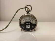 Antique 1930s OK 'Pocket Watch' Voltmeter - German