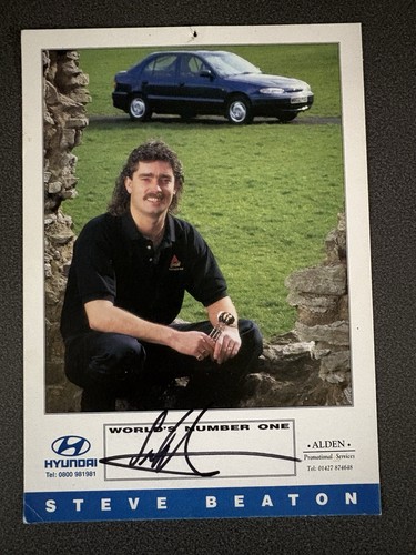 Steve beaton signed photo - steve,