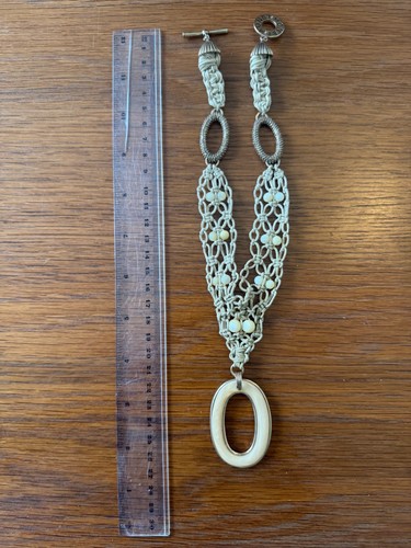 Vintage monet macrame - vintage,