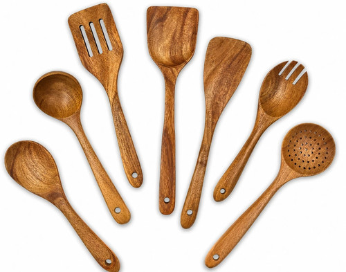 Wooden kitchen utensils set - kitchen,