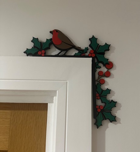 Christmas corner door - christmas,