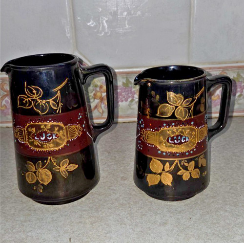 Pair victorian jackfield - of,