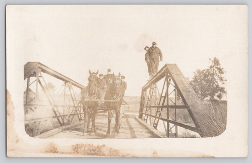Rppc postcard daredevil men - postcard,