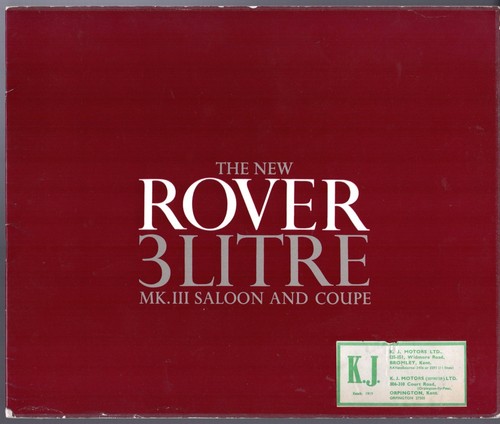 Rover litre mkiii 1965 66 - p5, 1965-66