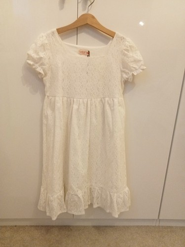 White summer dress - 8, years