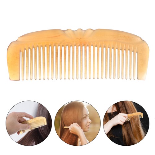 Natural sheep horn comb - natural,