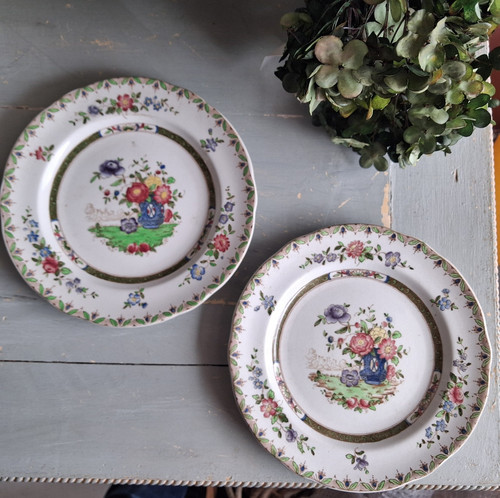 Pair botanical copeland - pair, of