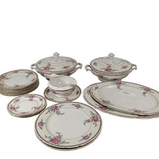 Vintage Floral Dinner Set 16